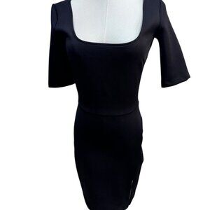 Amanda Uprichard Black Fitted Dress – Size Small